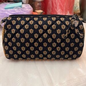Vintage Pierre Deux Quilted French Country Zip Cosmetic Bag Case NWT! Souleiado